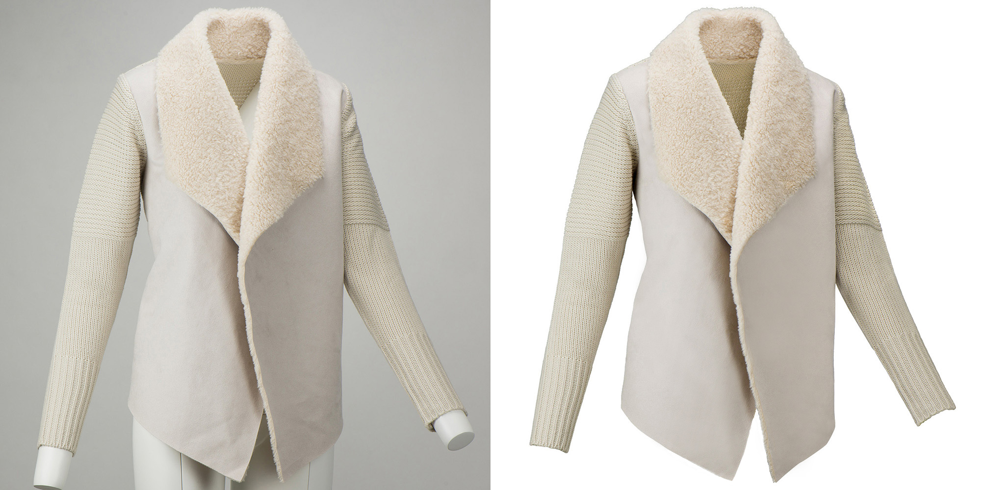 jacket retouch for e-commerce site