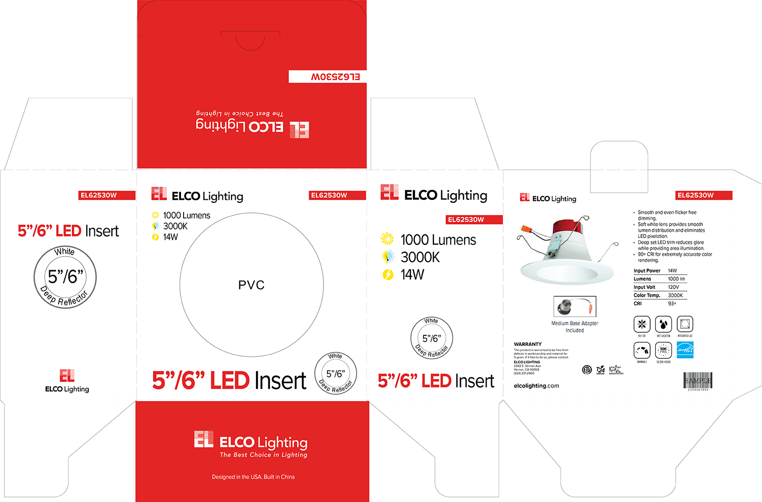 Package designs for boxed lighting