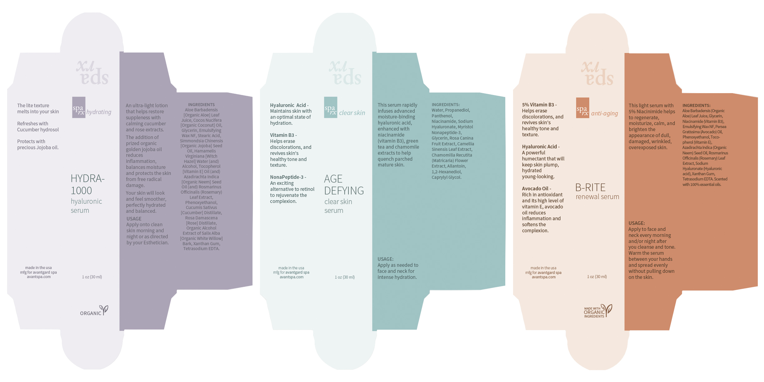 Package layout following SpaRx style guide.